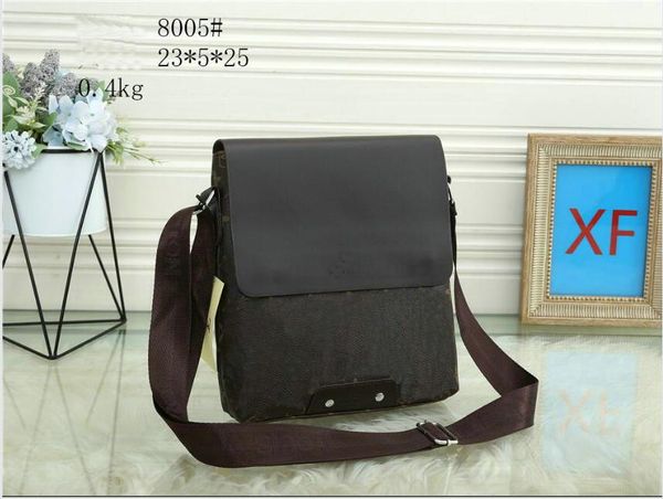 

classic fashion men leather shoulder bag messenger bags crossbody school bookbag briefcase 23cm wallet satchel 8005# hearts23x5x25cm