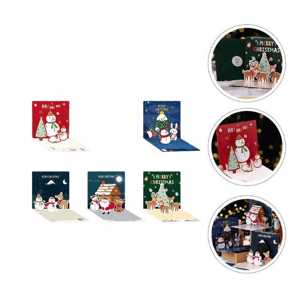 

greeting cards 5 sets of lovely xmas elements design party supplies
