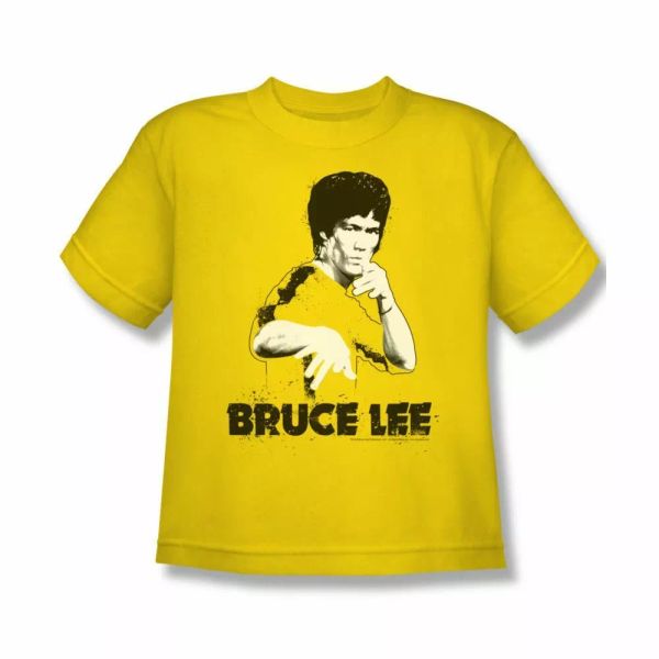 

bruce lee suit splatter youth short sleeve t-shirt sizes- s-xl new, White;black