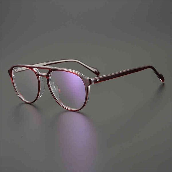 

73% off factory sale manual artistic spectacle frame pilot double beam ultra light weight material myopia spectacle frame men's and wom, White;black