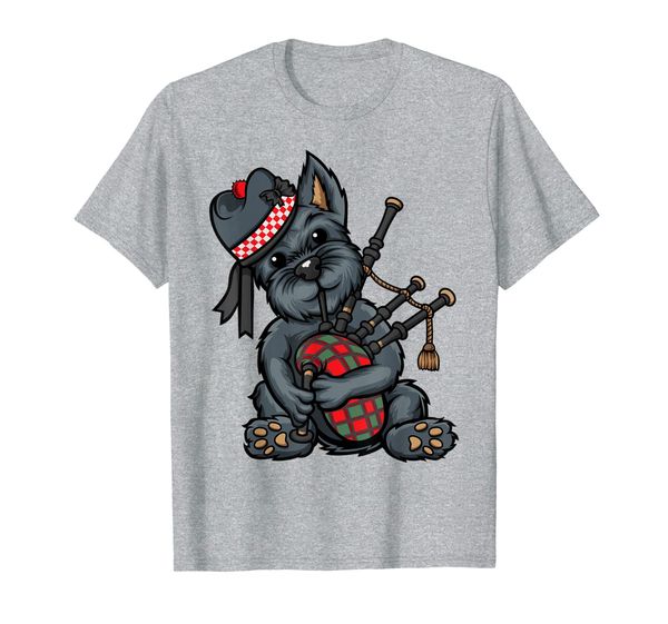 

Funny Tartan Day Scottish Terrier Bagpipe T-Shirt, Mainly pictures
