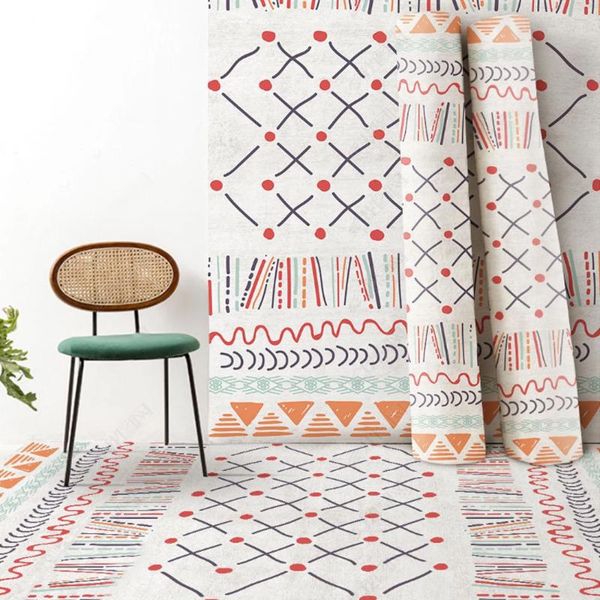 

carpets bohemian style printed flannel area rug room floor carpet for welcome foot pad living bedroom home decorative
