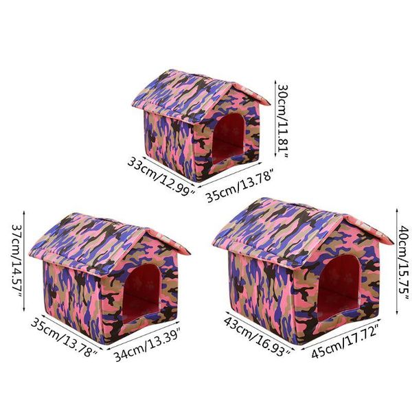 

kennels & pens e56e pet products outdoor kitty house, insulated cat shelter