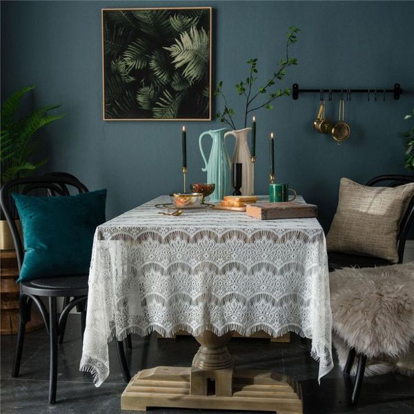

village style lace tablecloth hollow desknapkin cover cloth home wedding party decoration table
