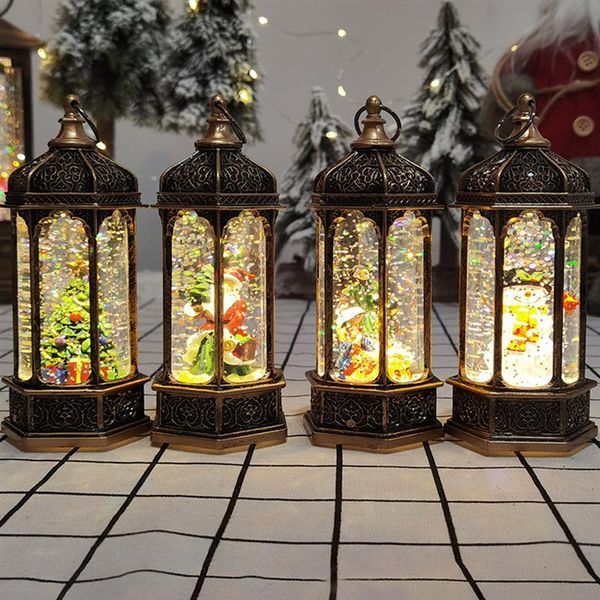 

christmas decorations 1pc decorative theme led light desknight portable lamp without battery party supplies