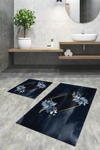 

60x90 - 60x60 digital bath mat set for closet 2 bs053 mats