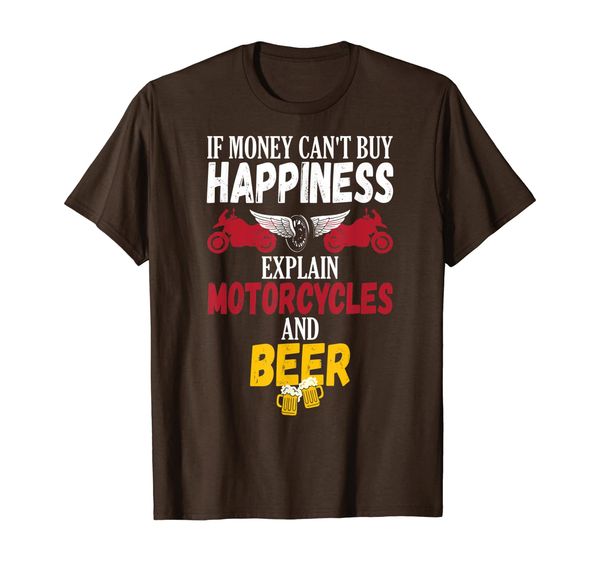 

Funny Beer Drinker Motorcycle Biker T-Shirt, Mainly pictures