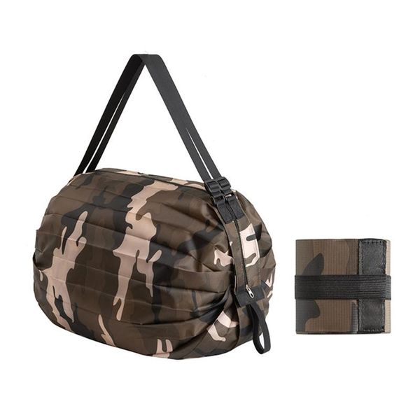 

storage bags large capacity beach eco friendly grocery bag printed thickened shopping tote portable nylon reusable foldable travel carrier