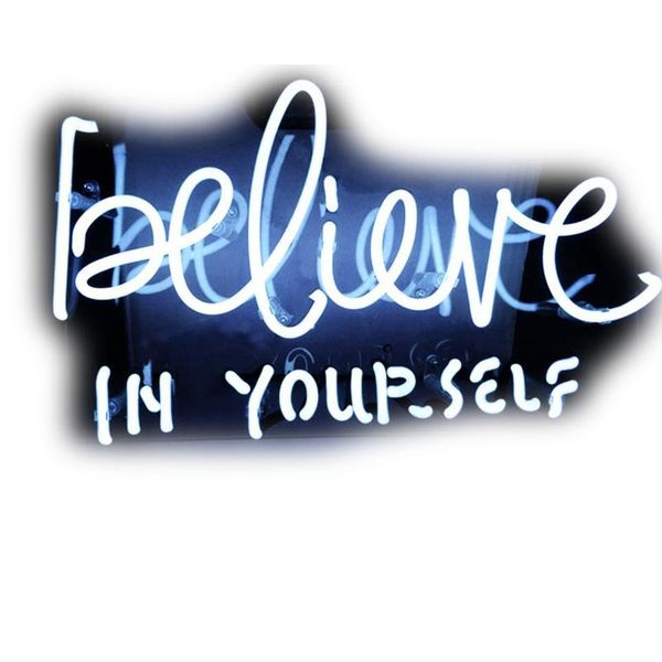 

other lighting bulbs & tubes believe in yourself handmade real glass tube neon lights sign for home decor or bar wall light provides part