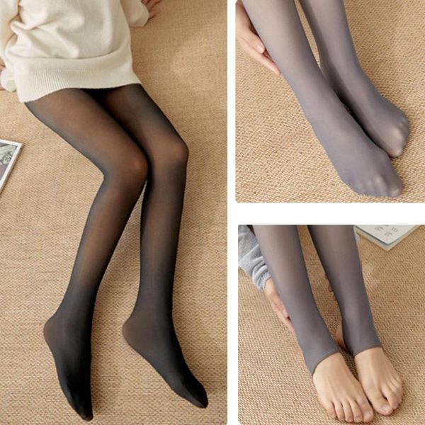 

socks & hosiery jiayan tights women's long thin transparent stockings breathable elastic pantyhose high waist, Black;white