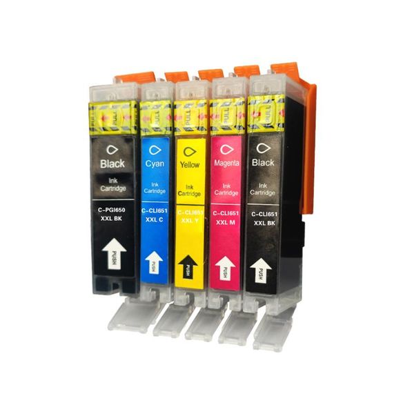 

ink cartridges canon cli651xlbk pgi650xlpgbk for pixma ip7250 mg5450 mg6350 printer cartridge cli551xlc cli551xlm cli551xly
