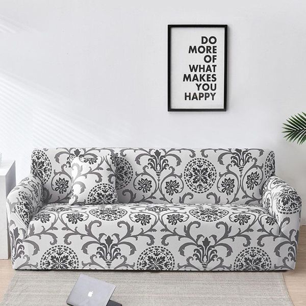 

chair covers floral printed slipcovers stretch plaid sofa for living room elastic couch cover towel home decor 1/2/3/4-seat