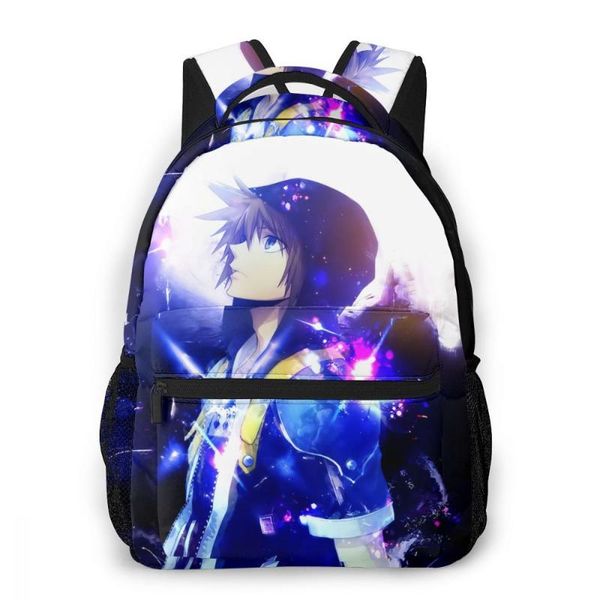 

backpack kingdom hearts for girls boys travel rucksackbackpacks teenage school bag