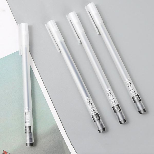 

gel pens 10 pcs frosted 0.5mm pen carbon signature office stationery supply student writing tools red black blue