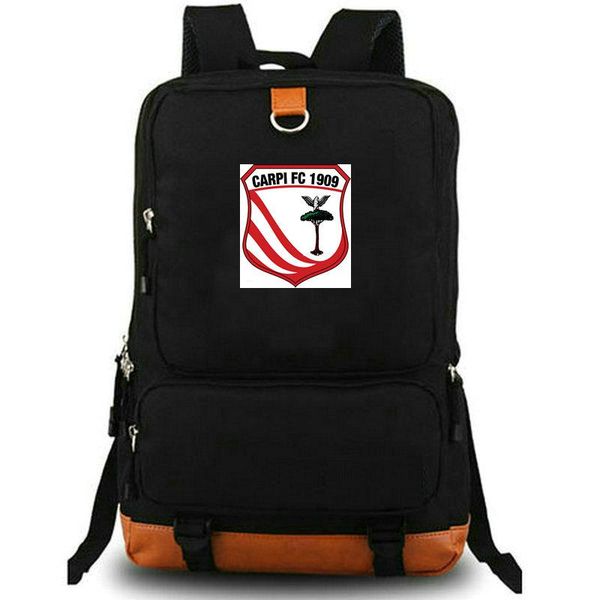 

backpack carpi fc 1909 white and reds daypack football club schoolbag sport rucksack satchel school bag lapday pack