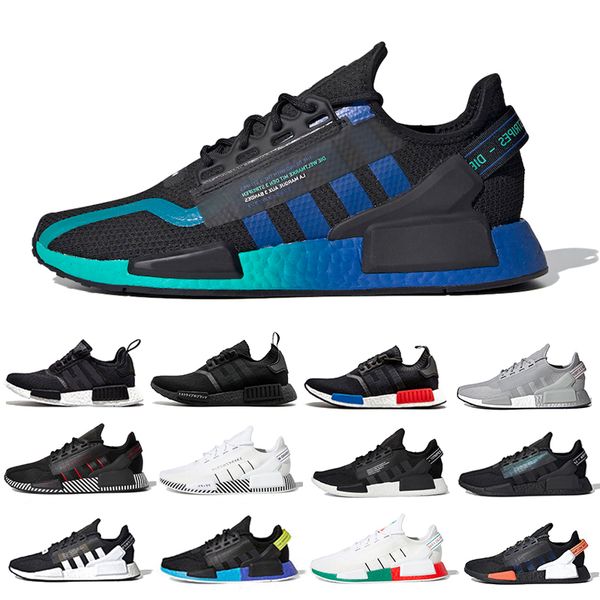 

2021 white speckled nmd r1 v2 mens running shoes dazzle camo core black grey gradient neon aqua tones mexico city munich olive oreo men wome