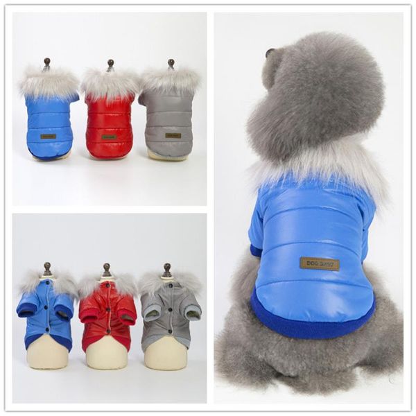 

dog apparel winter jacket pet taffeta clothes warm coat f125