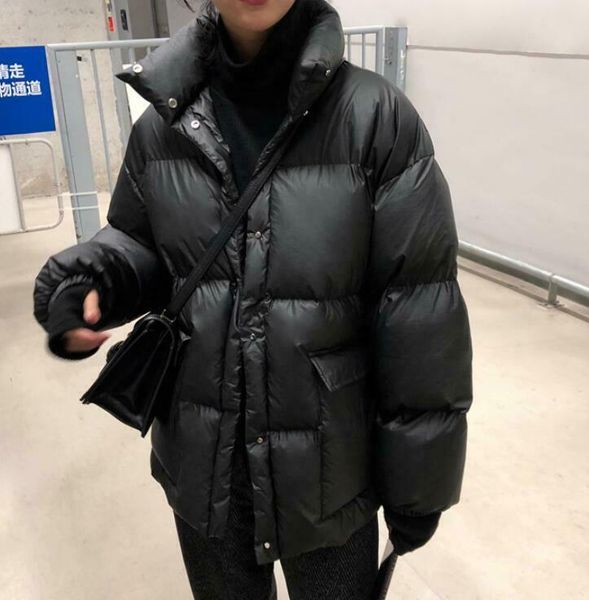 

women's trench coats coat korean version down jacket short slimming puffer winter warm leisure xy-005, Tan;black