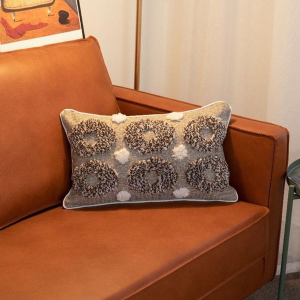 

pillow case woven tufted boho throw cover morocco decorative cushion pillowcase