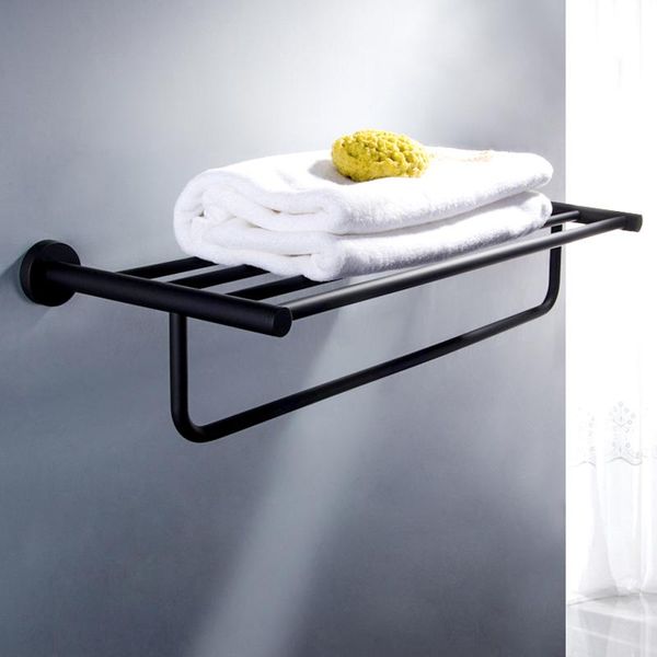 

towel racks stainless steel fixed bath holder bathroom bar wall mounted rack hanger matte black dual
