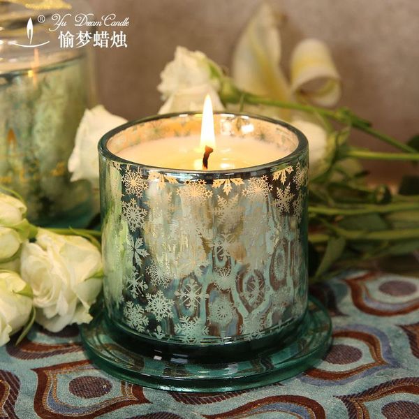 

fashion chinese year creative candle blue soy wax making personalized glamour candlesticks velas party supplies eh50c candles