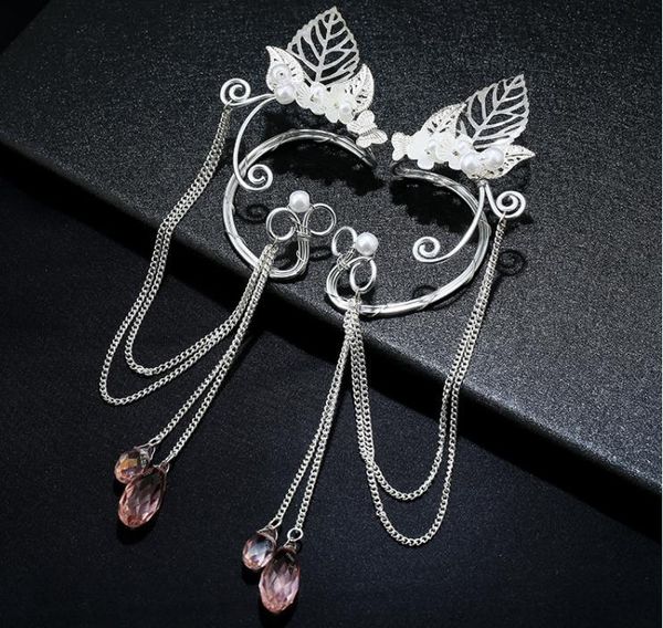 

clip-on & screw back 2021 boucle d'oreille clip ear cuff earcuff aretes orecchini earrings clips no piercing women pince cheveux femme, Silver