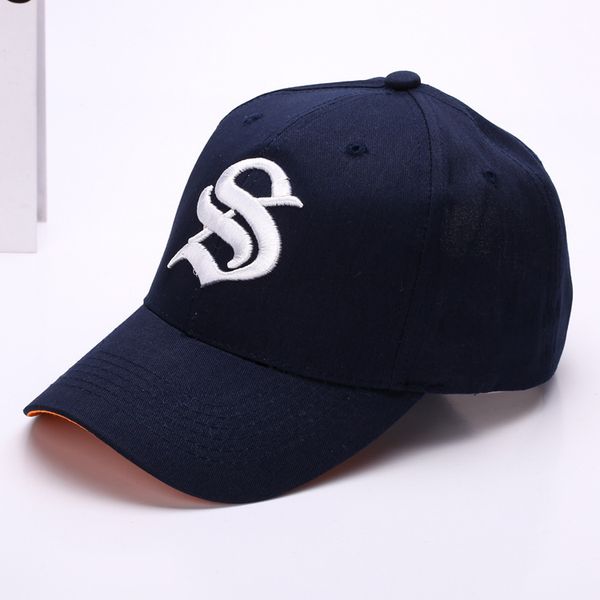 

b65 letter baseball cap summer light sun hat plate solid color, Black;white