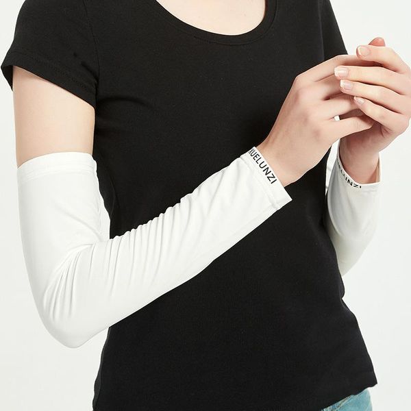 

five fingers gloves summer outdoor sport ladies silk sleeves uv protection for women riving sun-proof arm s2414, Blue;gray