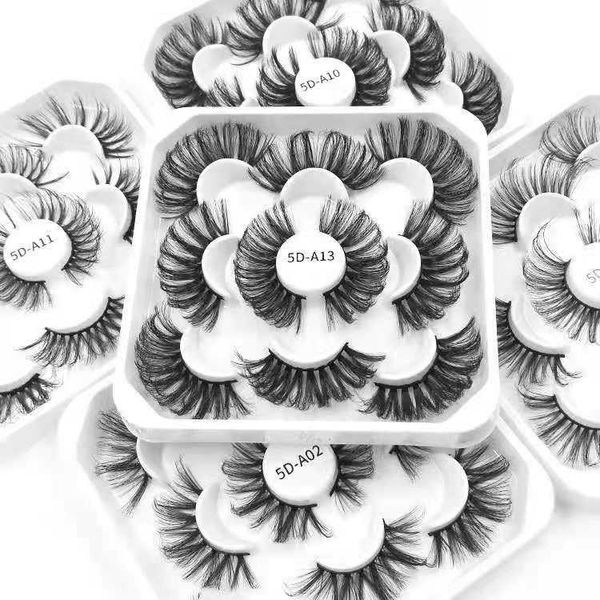 

false eyelashes dalin lashes 25mm long faux mink soft strip dramantic make up