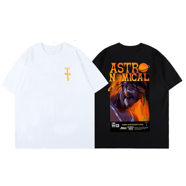 

men's t-shirts arrived cactus jack travis scott t shirt men women fashion casual t-shirt tees dfkp, White;black