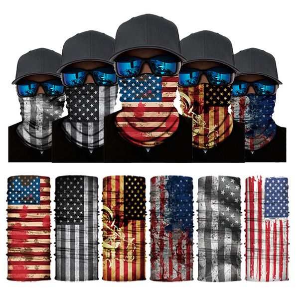 

seri flag magic headscarf multifunctional outdoor versatile sunscreen mask neck cover sports sweat absorption