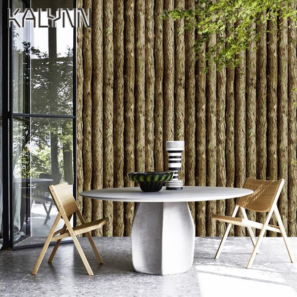 

wallpapers 3d log cabin self adhesive wallpaper 6m*45cm peel and stick contact paper for furniture kitchen home counterdecor diy