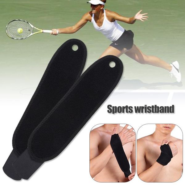 

wrist support ly 2pcs sports winding wristband breathable adjustable sprain protective fitness gear sd669, Black;red
