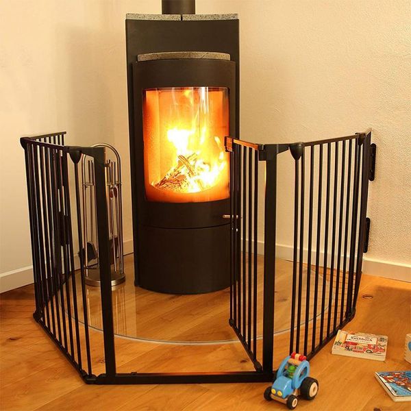 

fencing, trellis & gates foldable pet baby children playpen fence puppy kennel house kitten space dogs supplies safety fireplace grille
