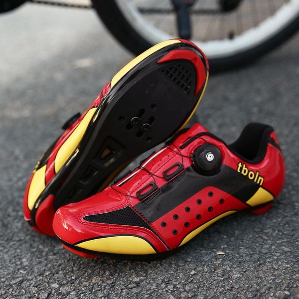 

cycling footwear ultralight self-locking shoes mtb professional cleat spd pedal racing road bike flat bicycle sneakers unisex, Black