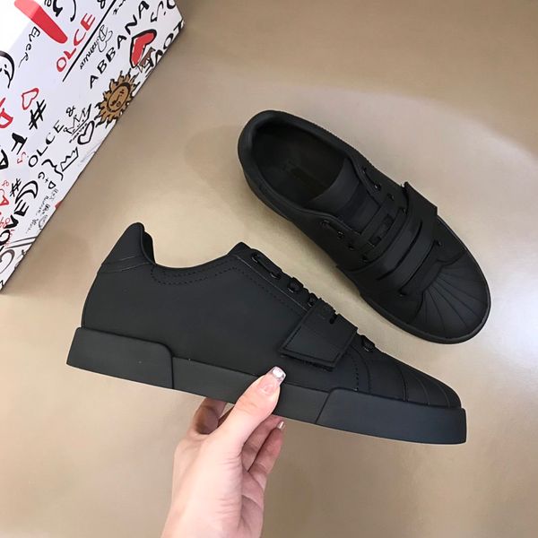 

2021ss luxury designer men sneakers fashion black real leather platform shoes flat casual party wedding shoes with box