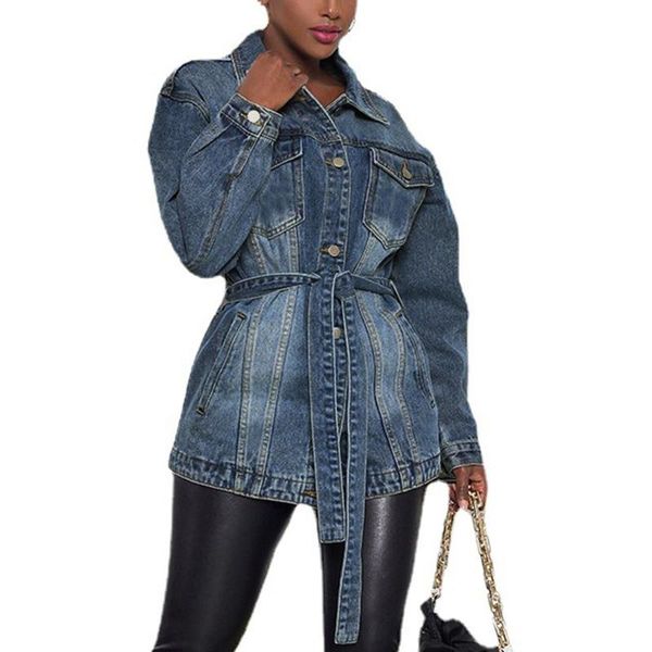 

women's jackets short denim jean jacket coat with pocket female outwear feminine chaqueta mujer autumn button down distressed, Black;brown