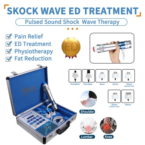 Другое косметическое оборудование ED Therapy Therapy Eswt Shockwave и экстракопорационный удар оборудования WVAE Профессиональная машина Shcok Wave Machin