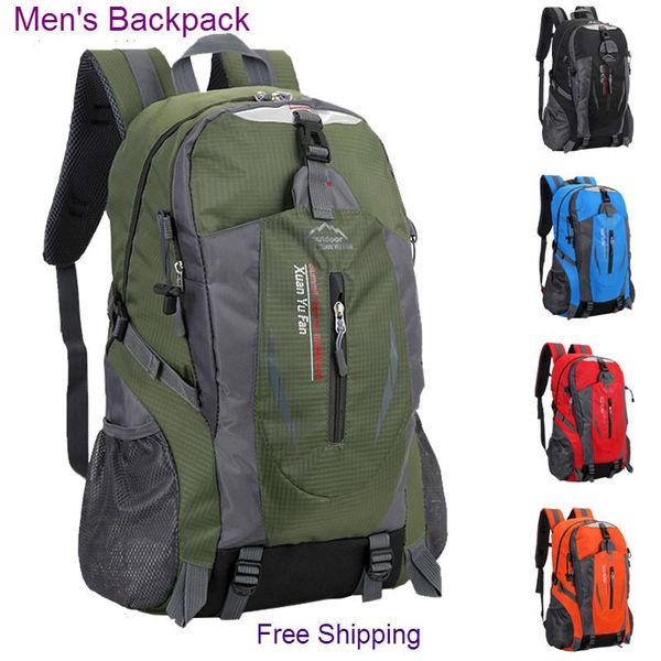 

backpack men's travel nylon waterproof youth sport bags casual camping male lapwomen outdoor hiking bag