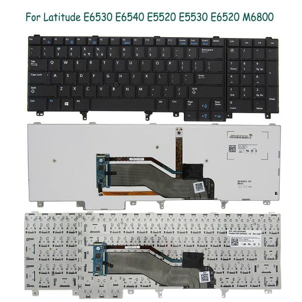 

backlit keyboard 090krn 07t430 for latitude e6530 e6540 e5520 e5530 e6520 m6800 black keyboards lap 06h4jy lapreplacement