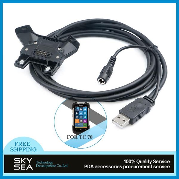 

pcs charger with cable(cbl-tc7x-usb1-01)+ power adapter for zebra symbol motorola tc70, scanners