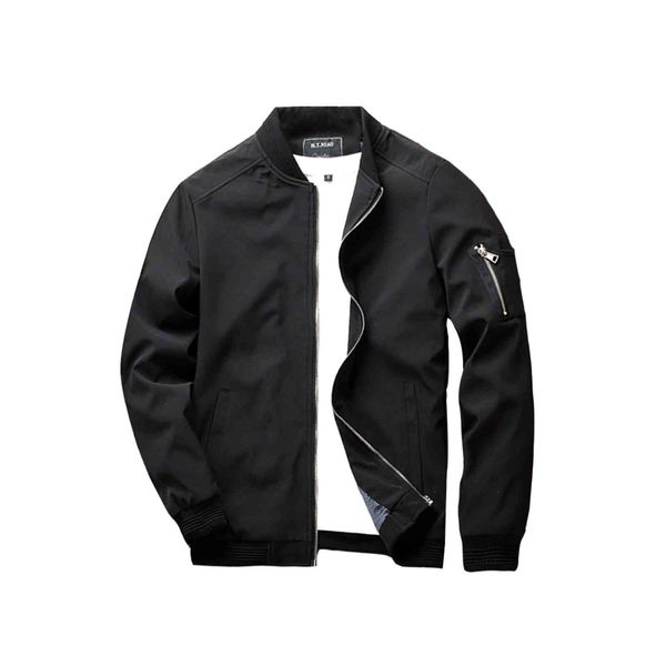 

men's jackets fashion bomber zipper jacket male casual streetwear hip hop slim fit pilot coat men spring clothing jcam, Black;brown