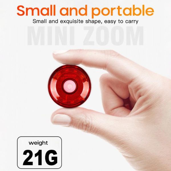 

modes waterproof usb charging 12 lamp beads bicycle tail light lights night running safety warning helmet bike
