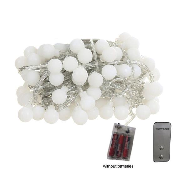 

strings 2021 battery operated 33ft/10m 80 led bulb globe string lights fairy lighting lamp