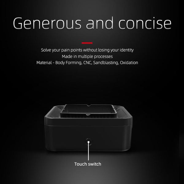 

electric fans multifunctional ashtray air purifier negative ion household deskdedusting second hand smoke