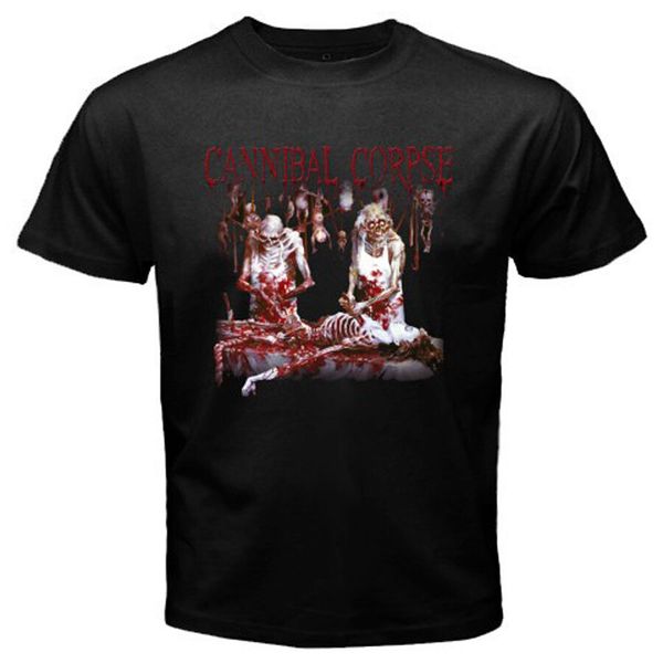 

new cannibal corpse band logo men's black t-shirt size s to 3xl, White;black
