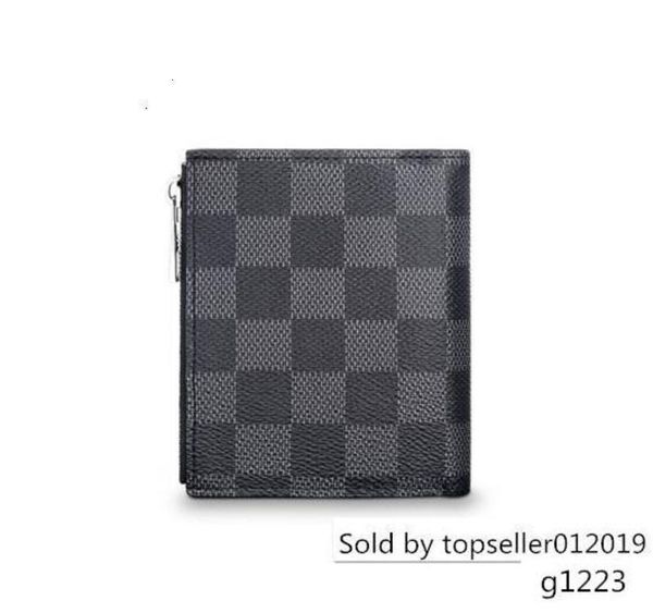 Taschen Smart Wallet N64021 Männer Gürtel Exotisches Leder -Ikone Portfolio Brieftaschen Geldbeutel