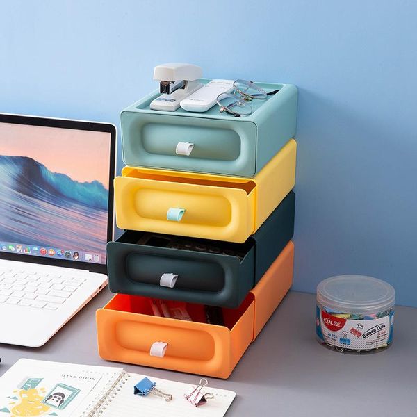 

storage baskets drawer-type deskbox multifunctional office desk organizer