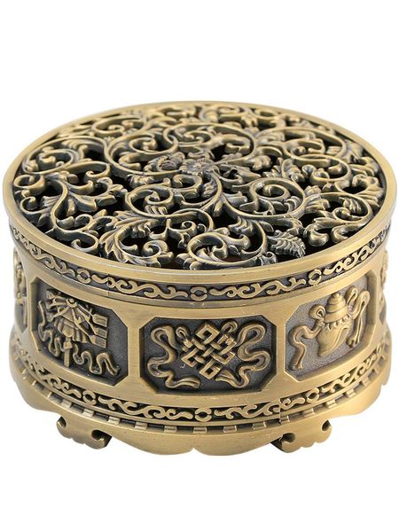 

fragrance lamps small metal incense burner luxury vintage exquisite copper spiritual quemador incienso house decor ei50ib