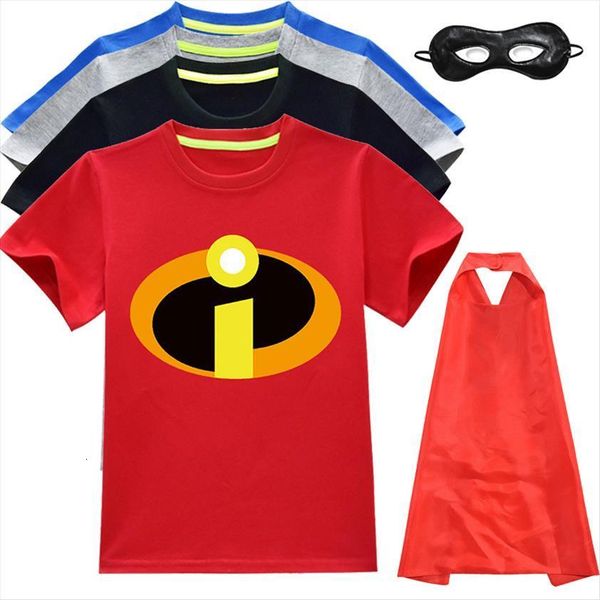 

boys mr. incredible 2 clothes toddler kids short sleeve 100% cotton t shirts child tee 3pcs sets clothing, White